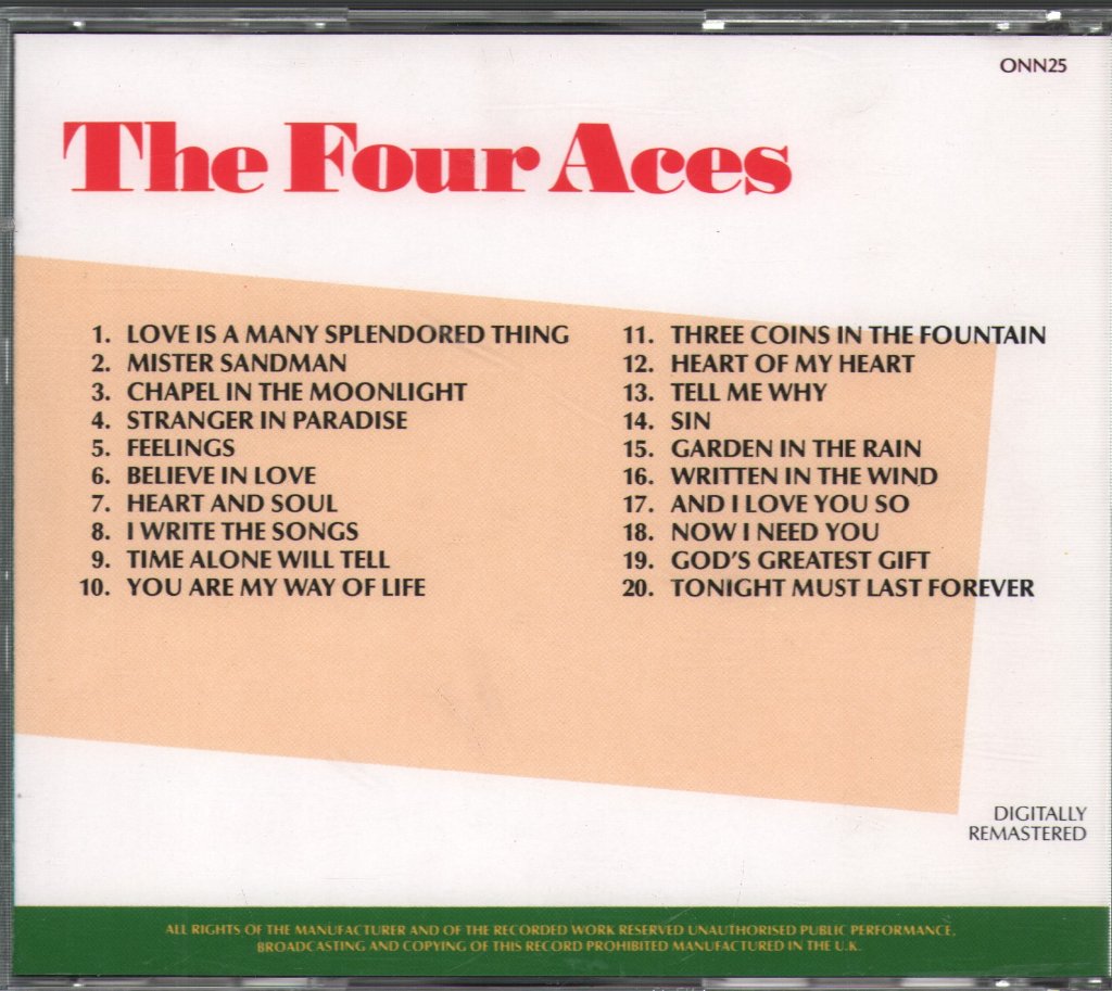Four Aces - Four Aces - Cd