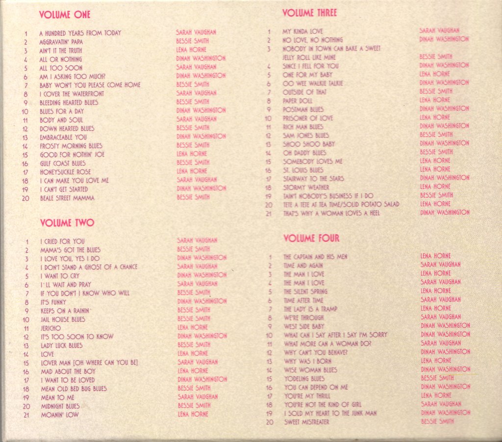 Various Artists - Ladies Of Song - Cd Set