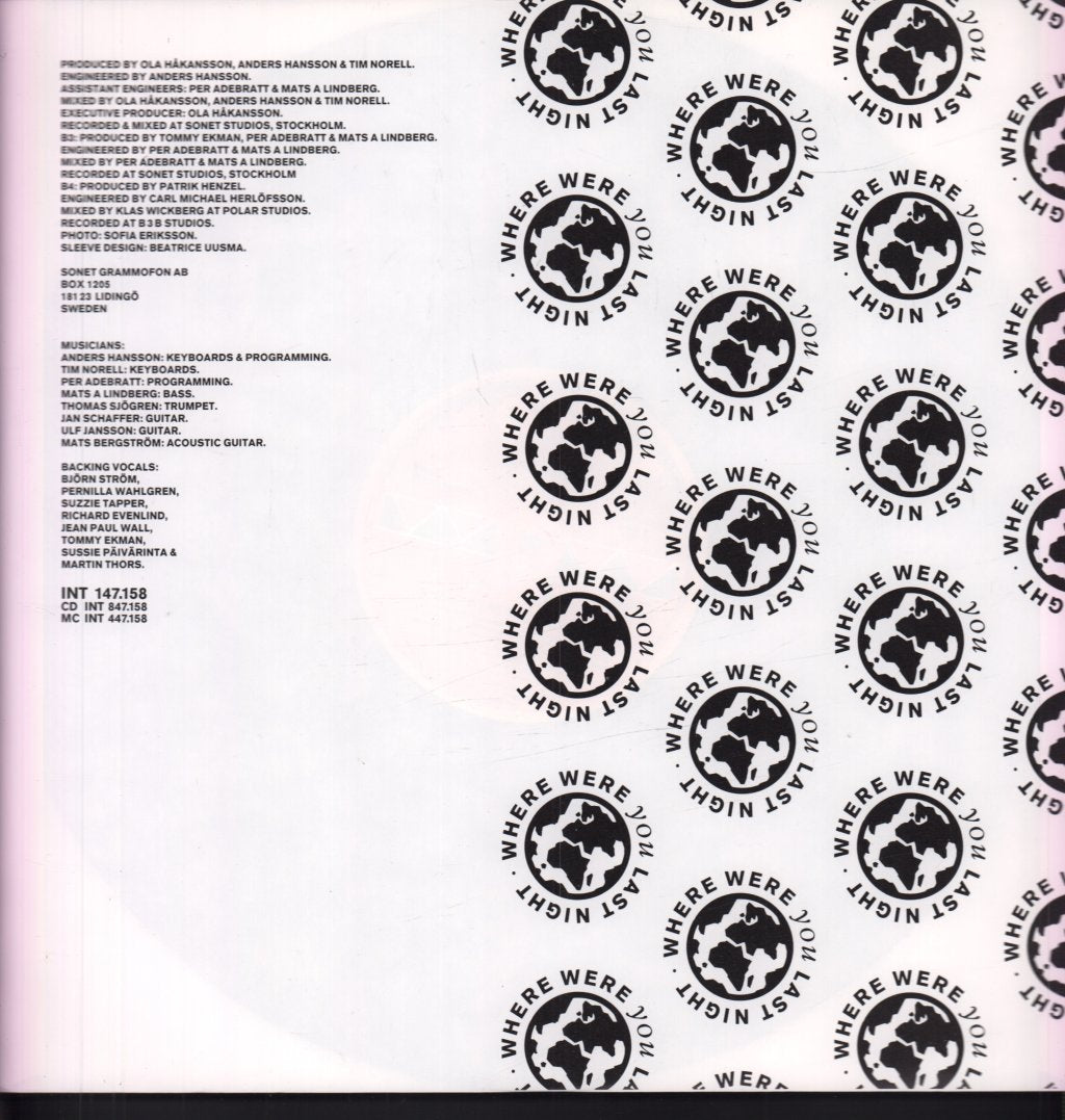Ankie Bagger - Where Were You Last Night - Lp