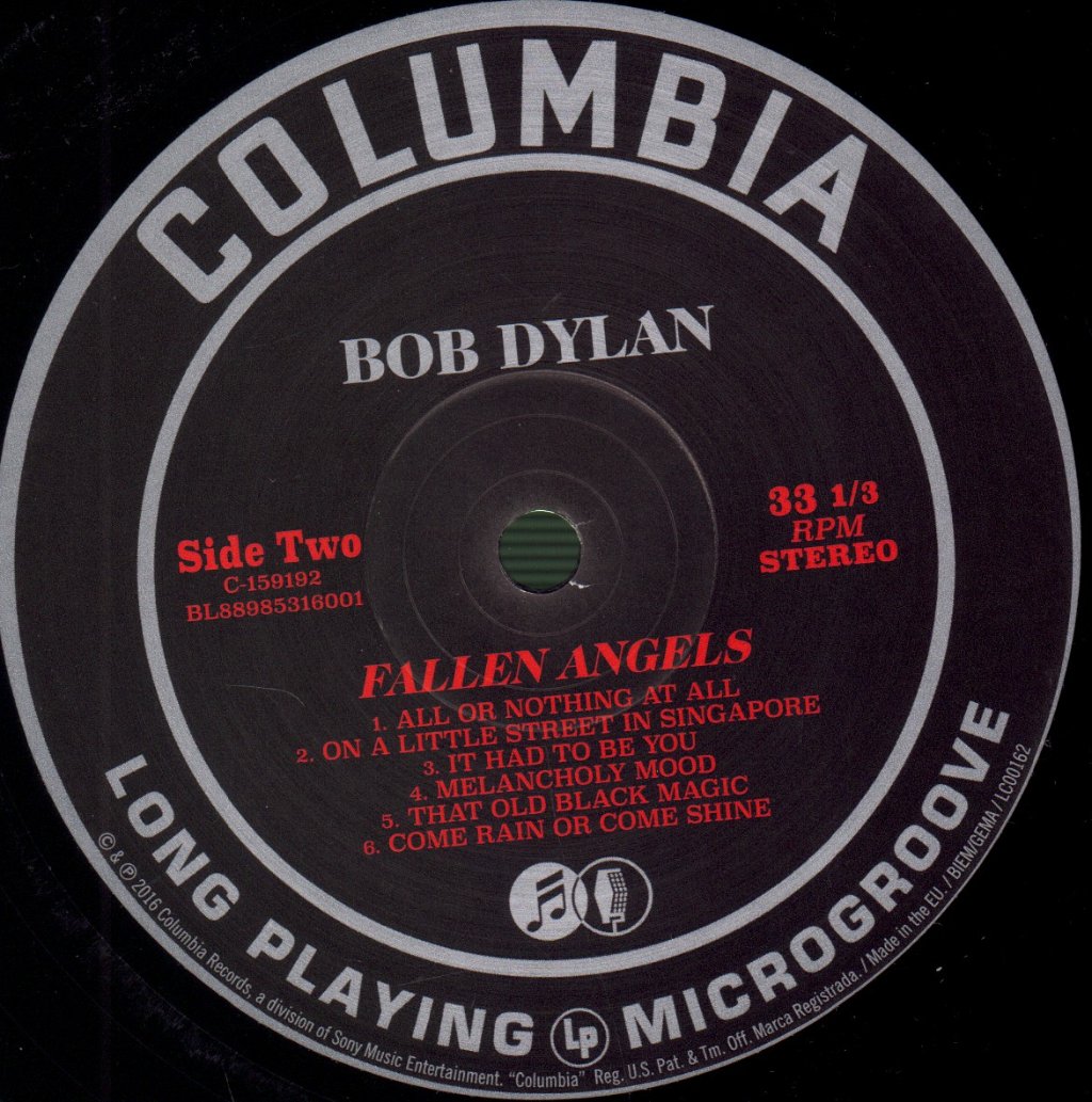 Bob Dylan - Fallen Angels - Lp