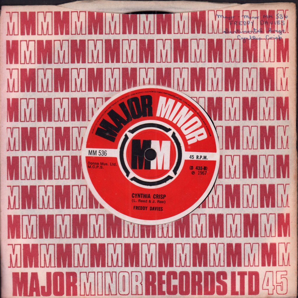 Freddy Davies - Sentimental Songs - 7 Inch