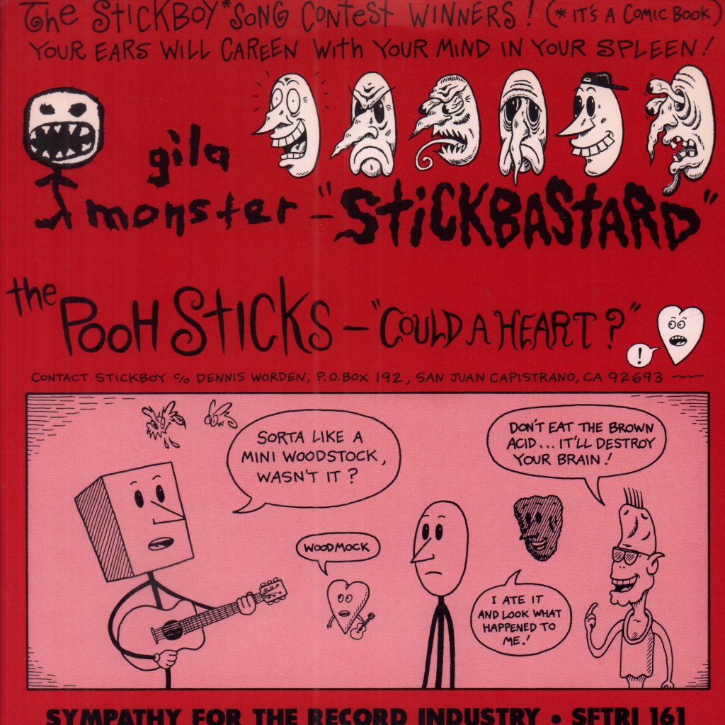 Gila Monster / Pooh Sticks - Stickboy Song Contest Winners! - 7 Inch