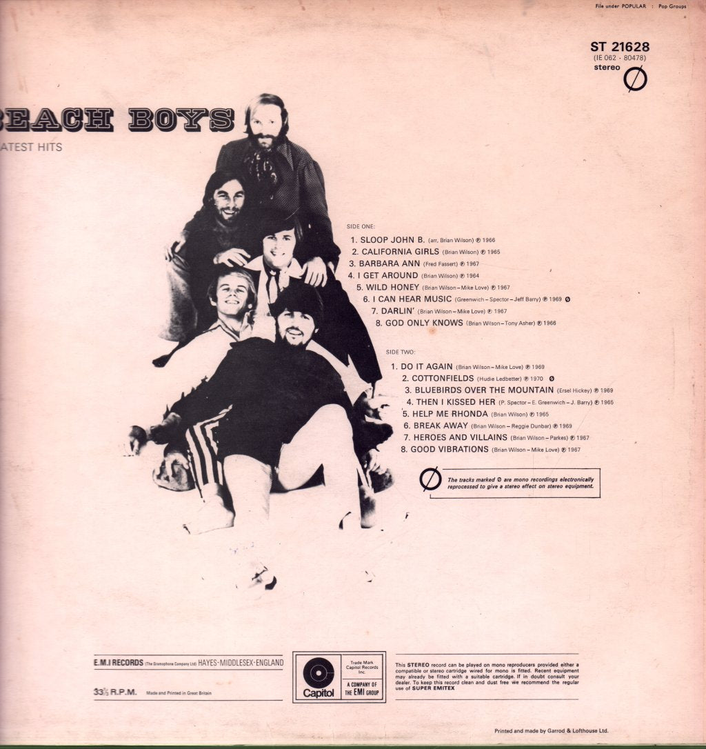 Beach Boys - Greatest Hits - Lp