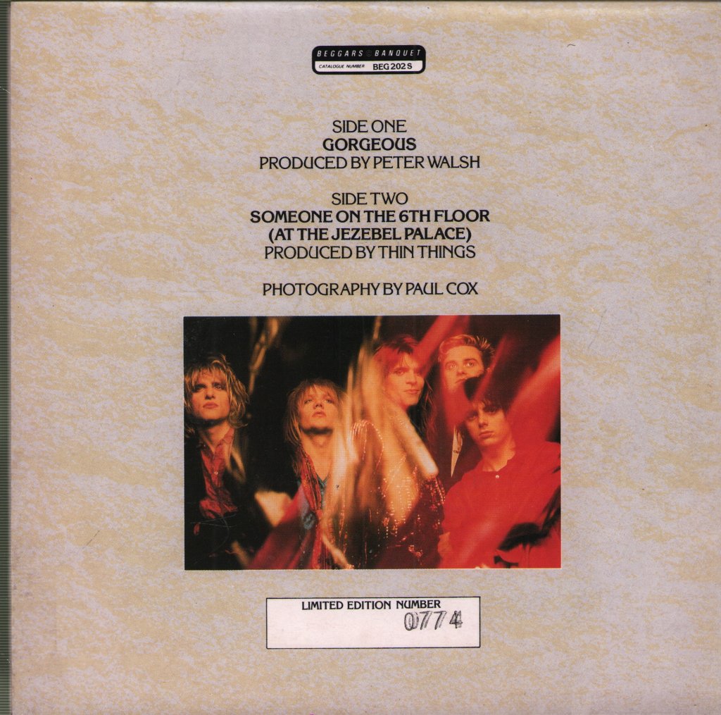 Gene Loves Jezebel - Gorgeous - 7 Inch