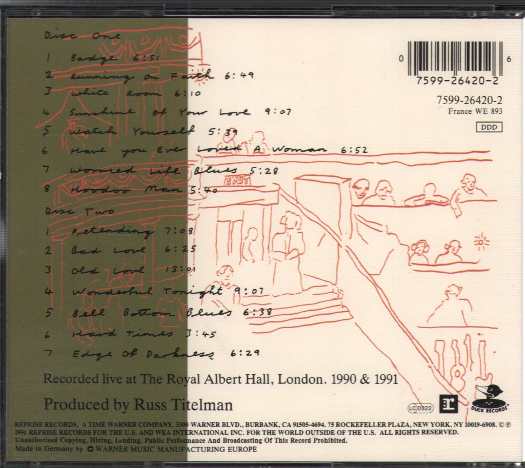 Eric Clapton - 24 Nights - Double Cd