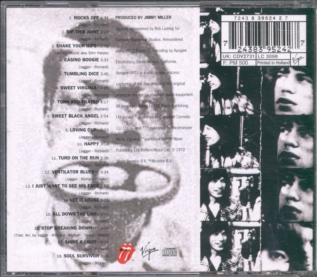 Rolling Stones - Exile On Main St. - Cd