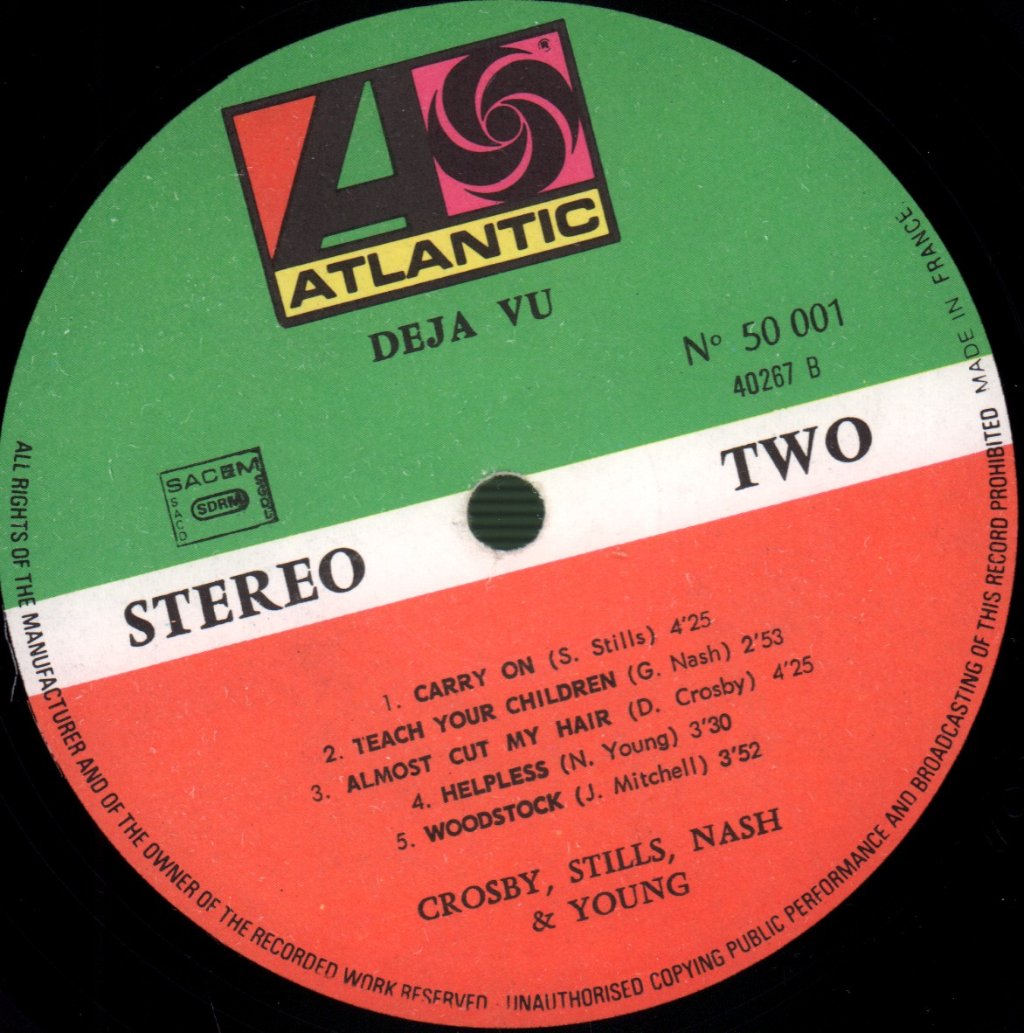 Crosby, Stills, Nash & Young - Deja Vu - Lp