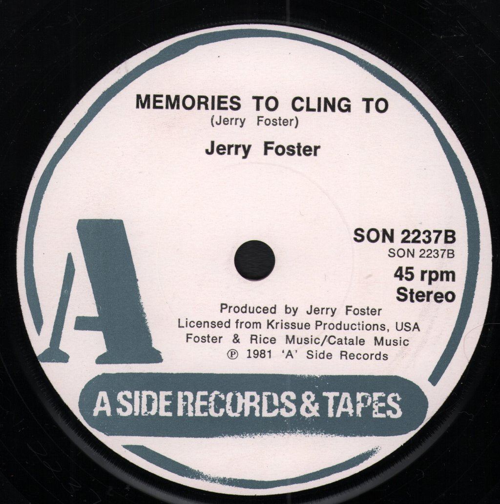 Jerry Foster - Don't Let Go - 7 Inch