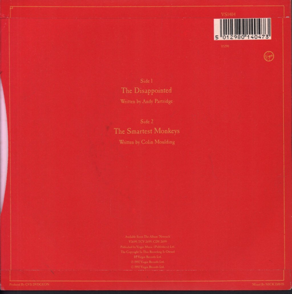 XTC - Disappointed - 7 Inch