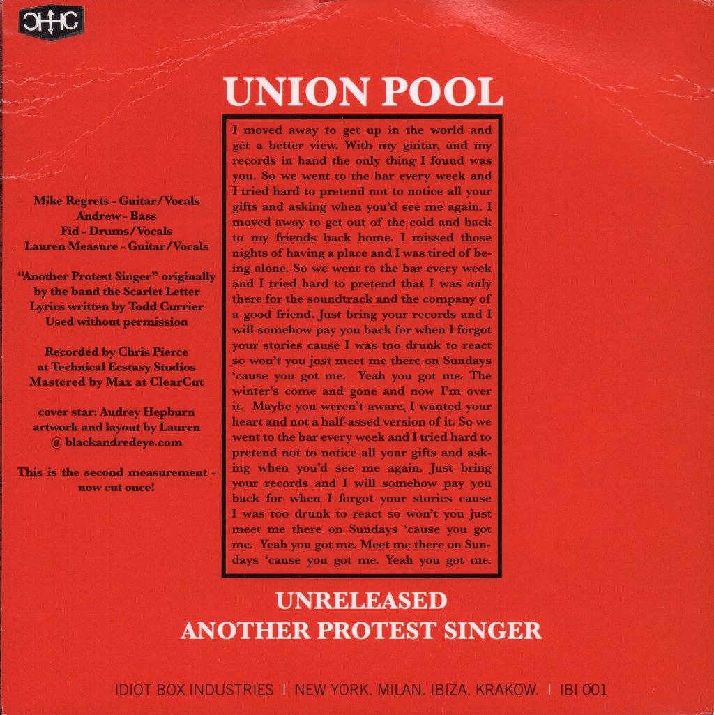 Measure [sa] - Union Pool - 7 Inch