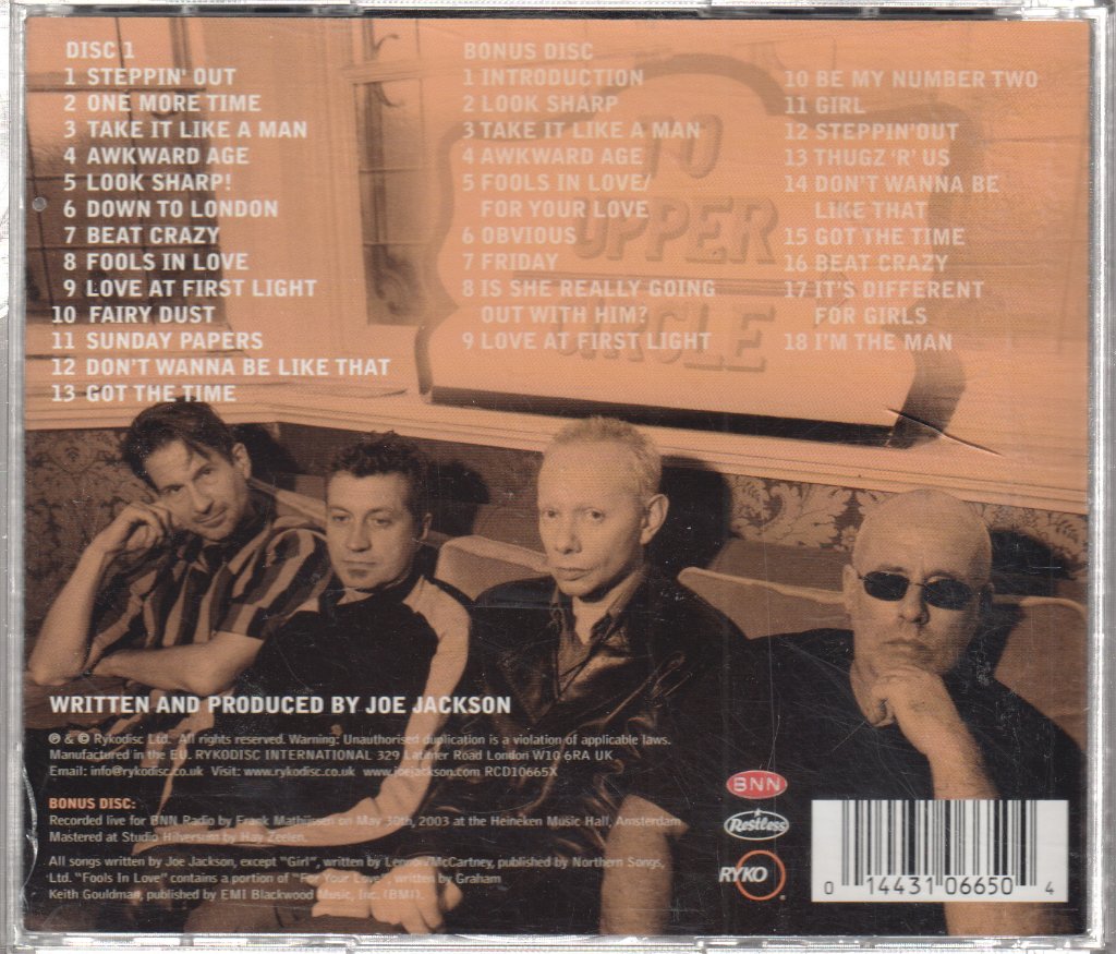 Joe Jackson Band - Afterlife - Double Cd