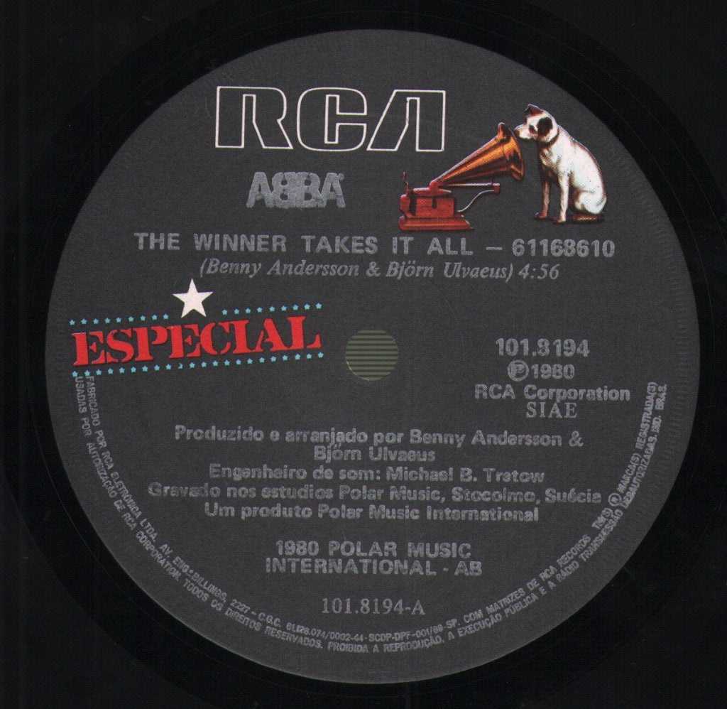 ABBA - Winner Takes It All / Elaine - 7 Inch