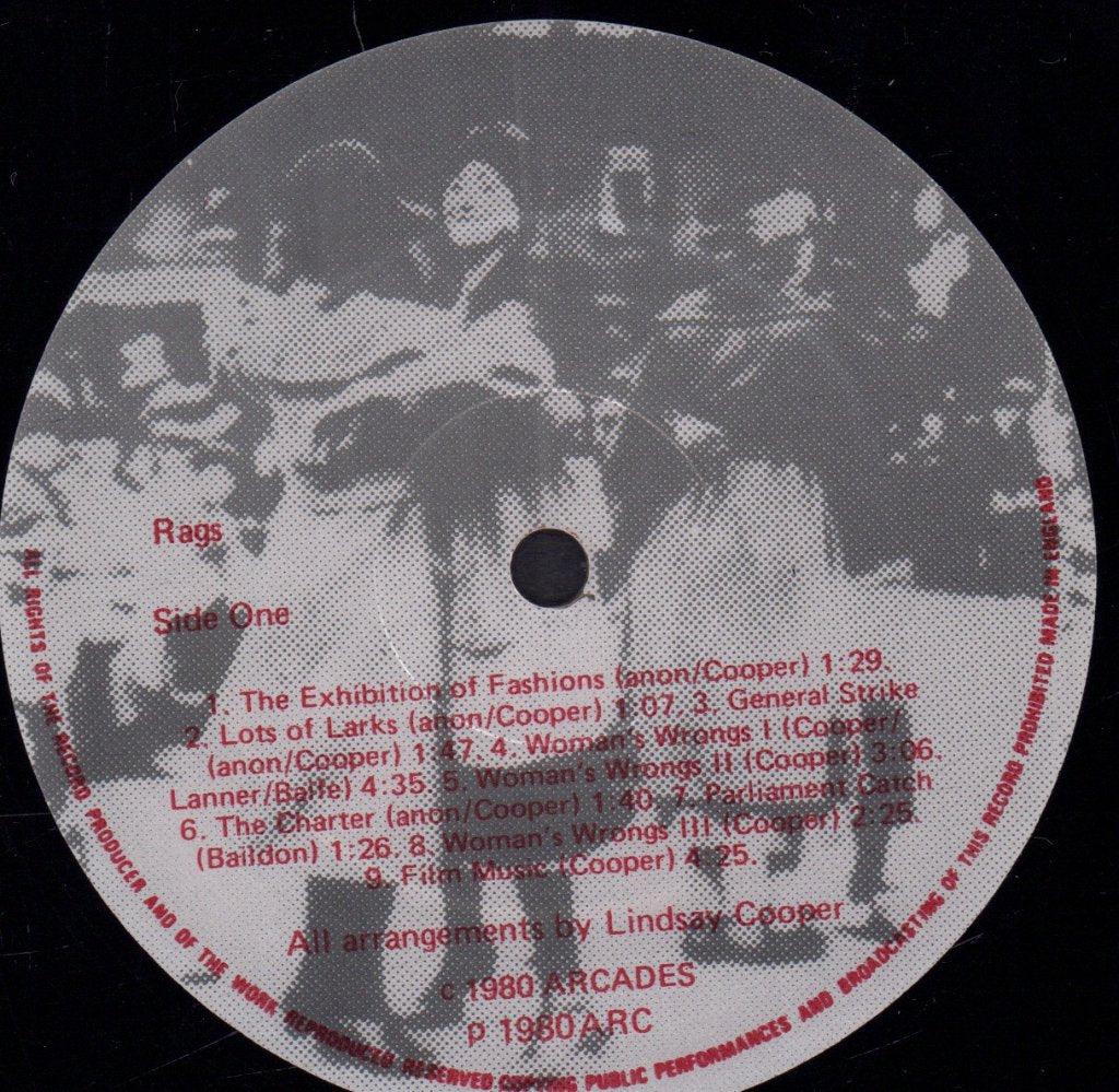 Lindsay Cooper - Rags - Lp