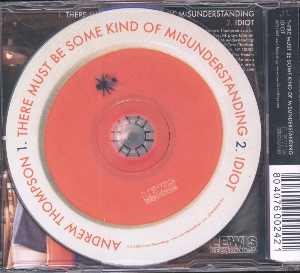 Andrew Thompson (electronic) - There Must Be Some Kind Of Misunderstanding - Cd