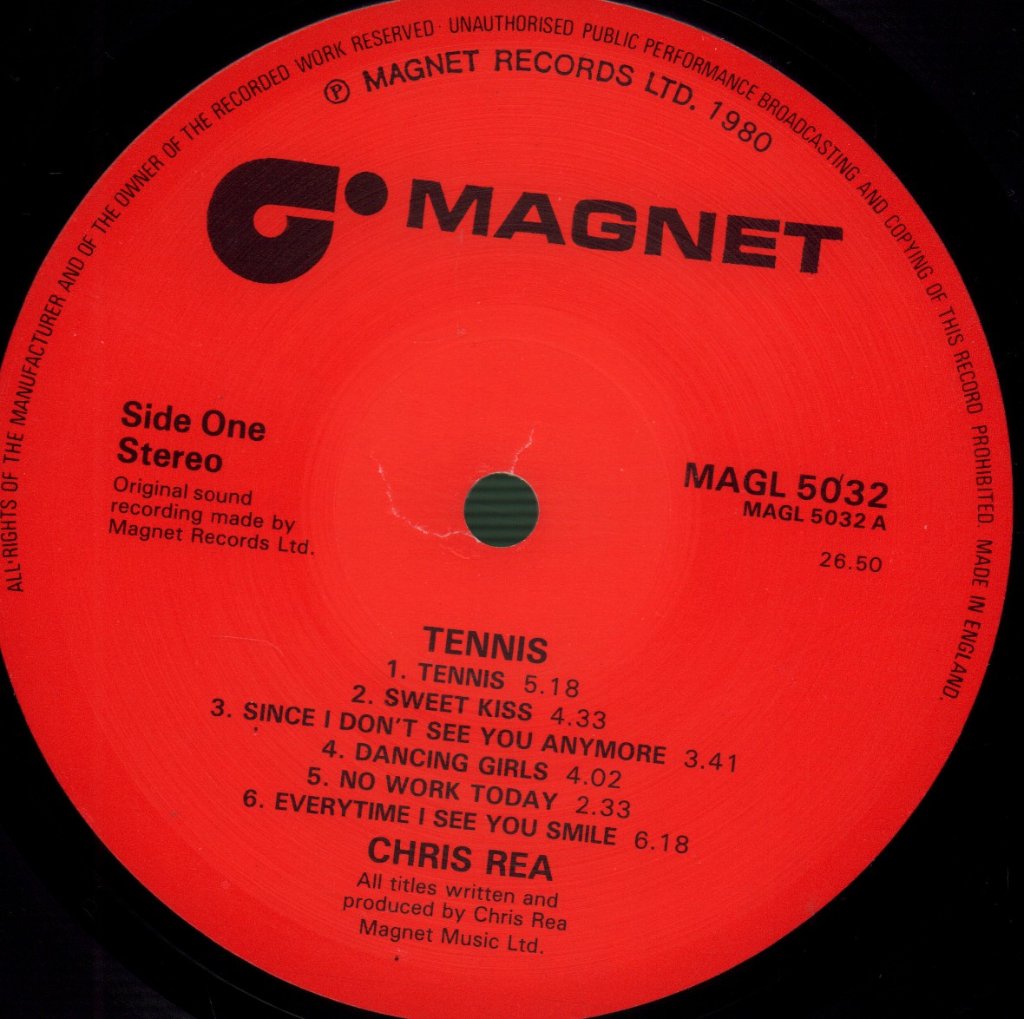 Chris Rea - Tennis - Lp