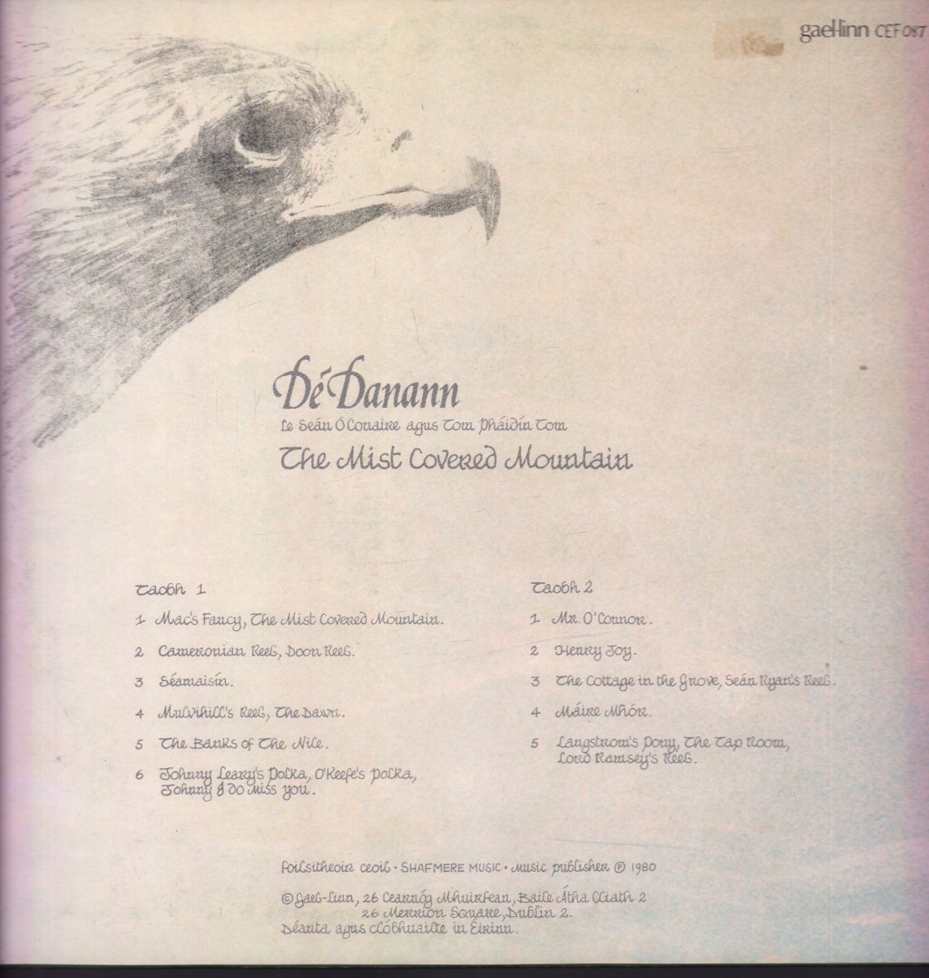 De Danann - A Mist Covered Mountain - Lp
