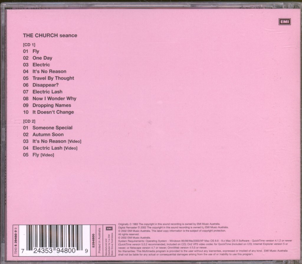 Church - Seance - Cd