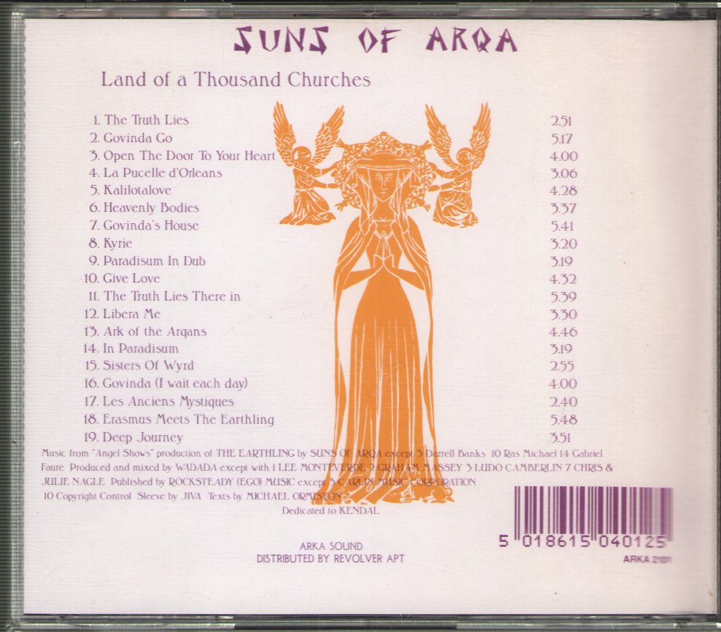Suns Of Arqa - Land Of A Thousand Churches - Cd