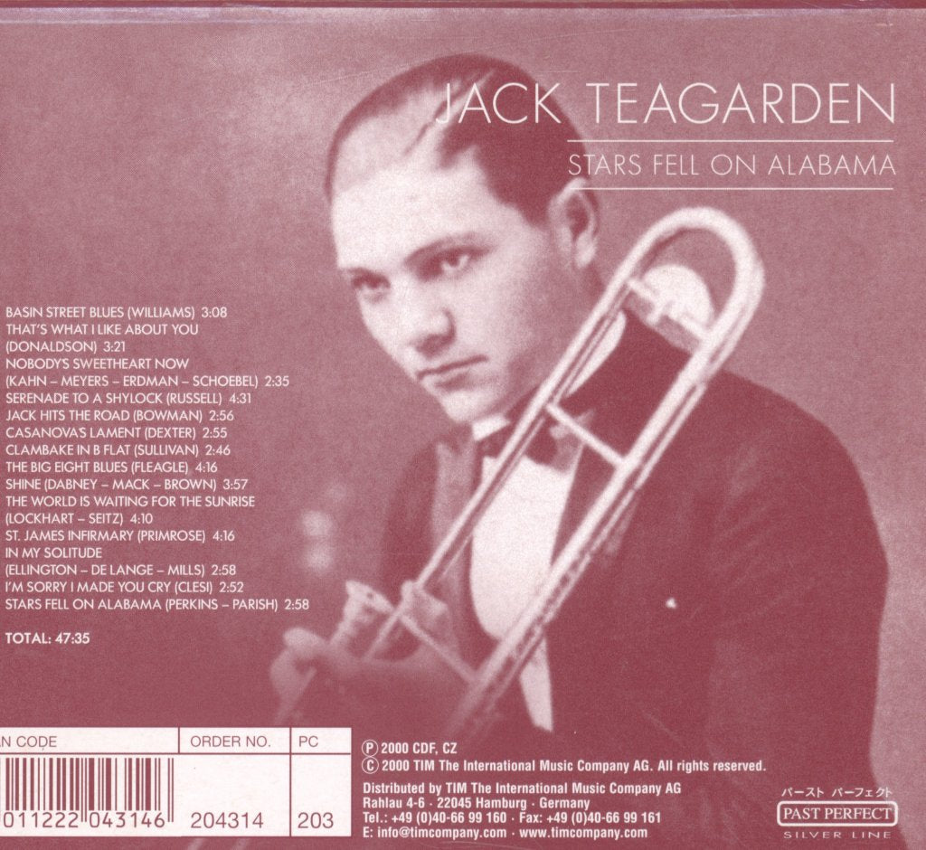 Jack Teagarden - Stars Fell On Alabama - Cd