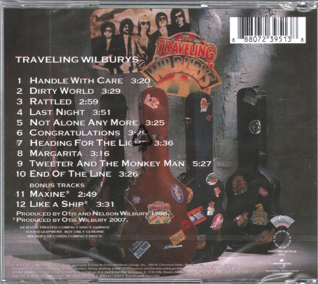 Traveling Wilburys - Volume One - Cd