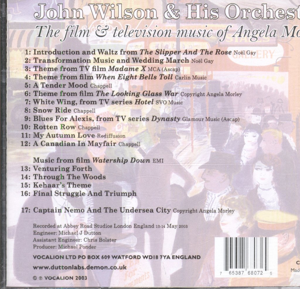 John Wilson Orchestra - Film & Television Music Of Angela Morley - Cd