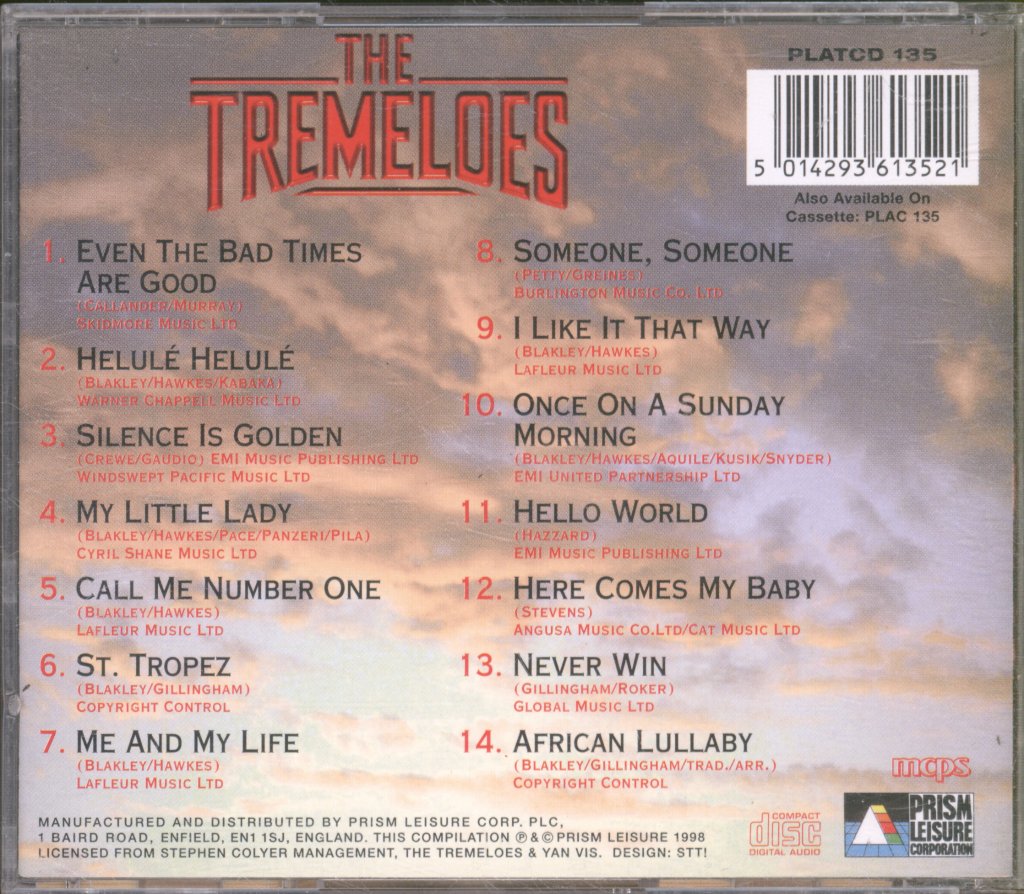 Tremeloes - Silence Is Golden - Cd