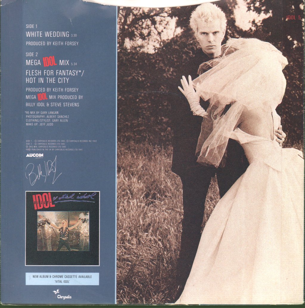 Billy Idol - White Wedding - 7 Inch