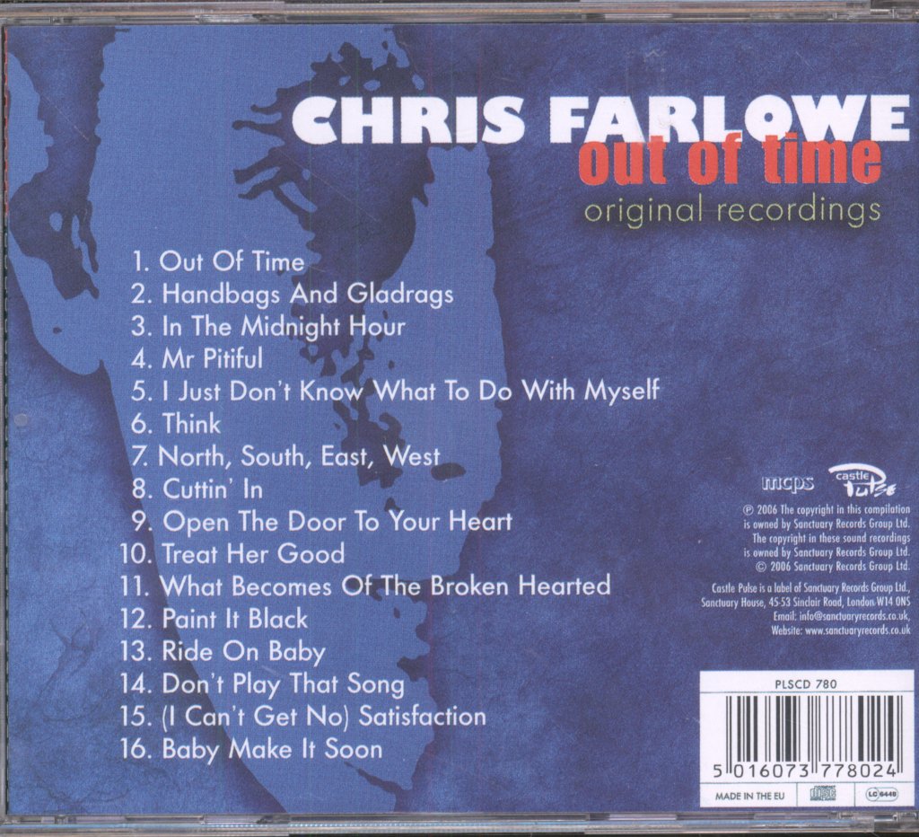 Chris Farlowe - Out Of Time - Cd