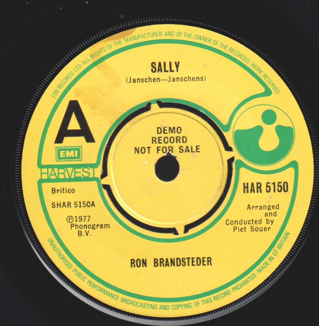 Ron Brandsteder - Sally - 7 Inch