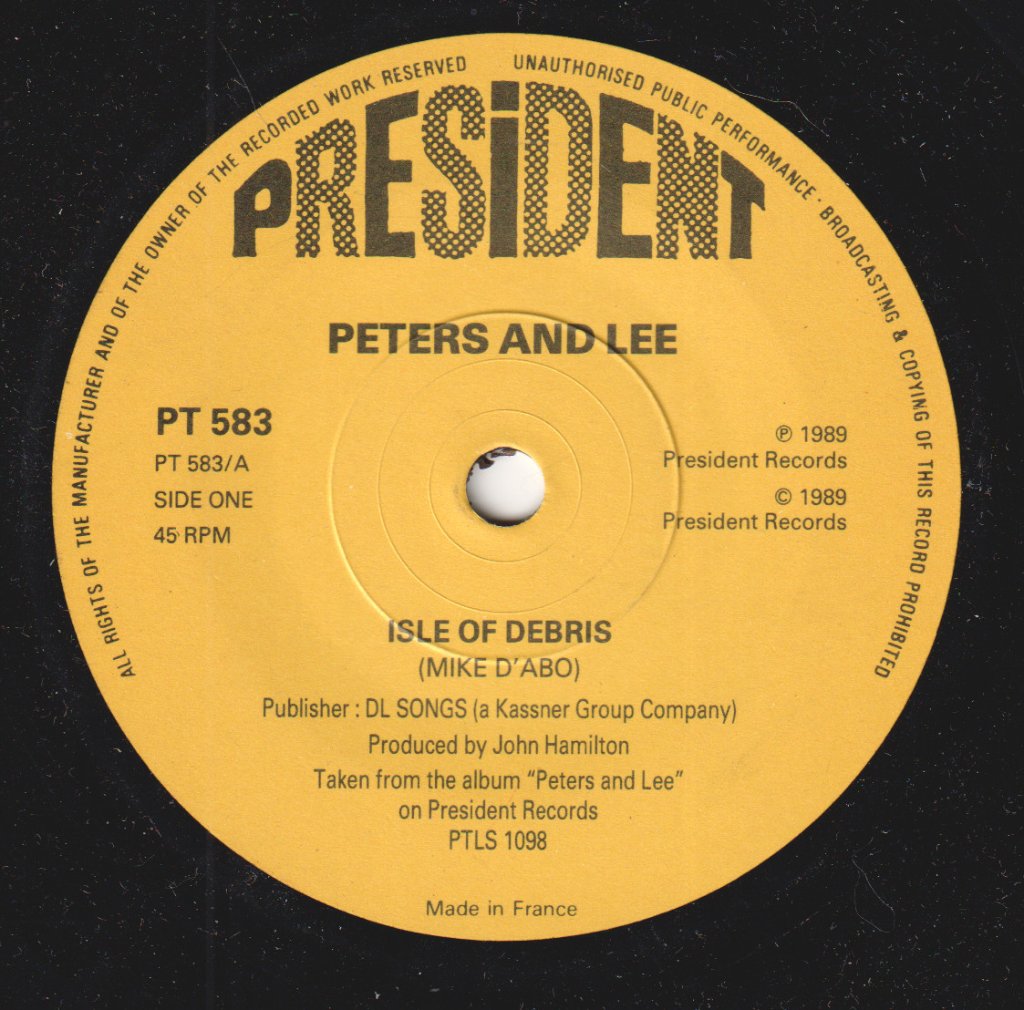 Peters And Lee - isle of debris - 7 Inch
