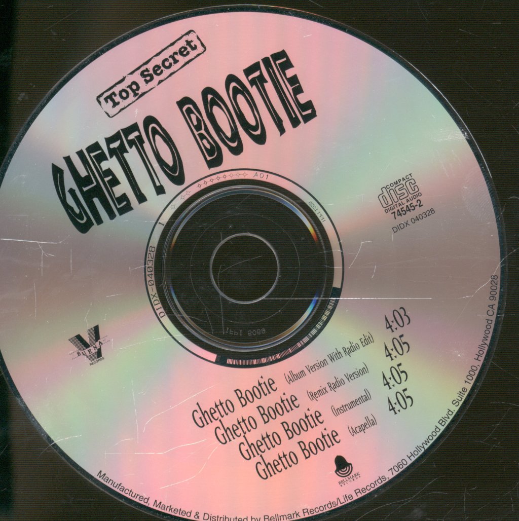 Top Secret (Hip Hop) - Ghetto Bootie - Cd