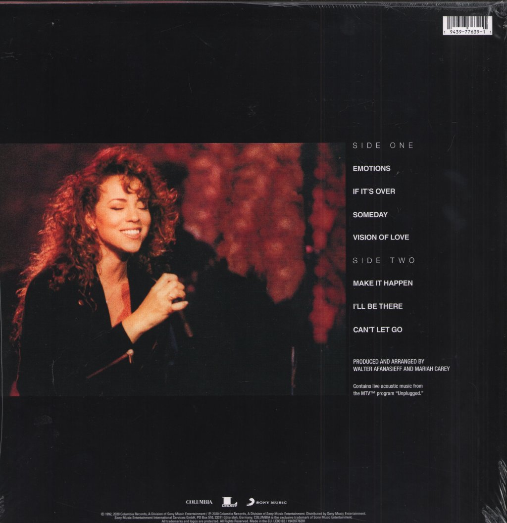 Mariah Carey - MTV Unplugged EP - 12 Inch