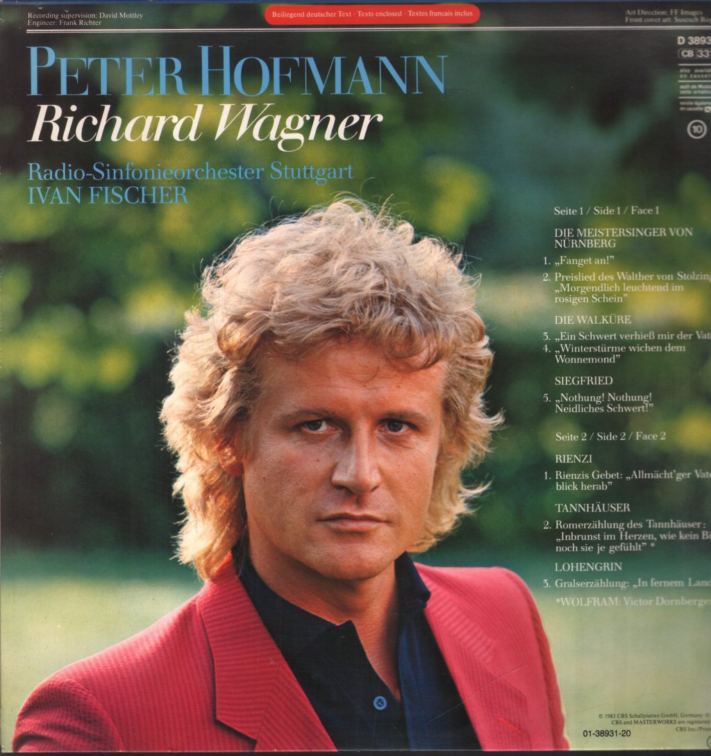 Peter Hofmann / RSO Stuttgart / Ivan Fischer - Richard Wagner - Lp