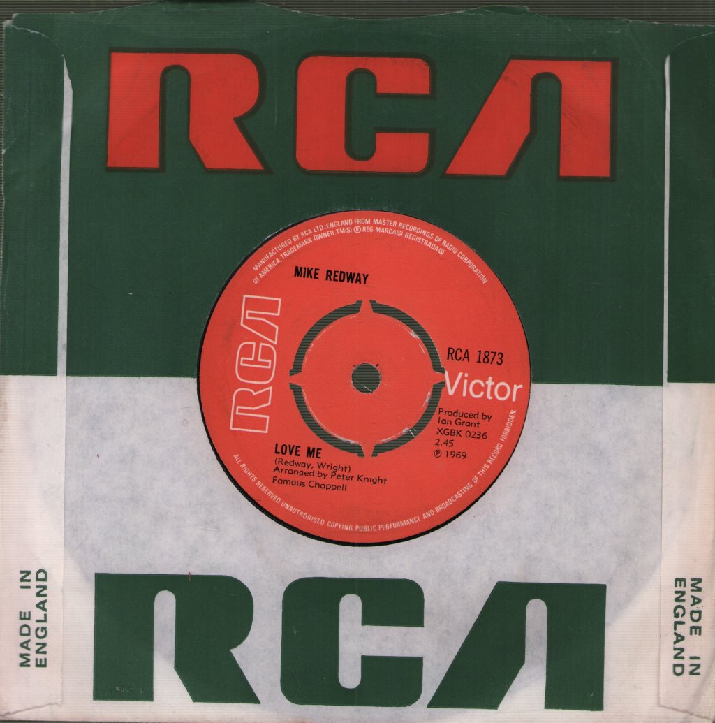 Mike Redway - Through The Eyes Of Love - 7 Inch