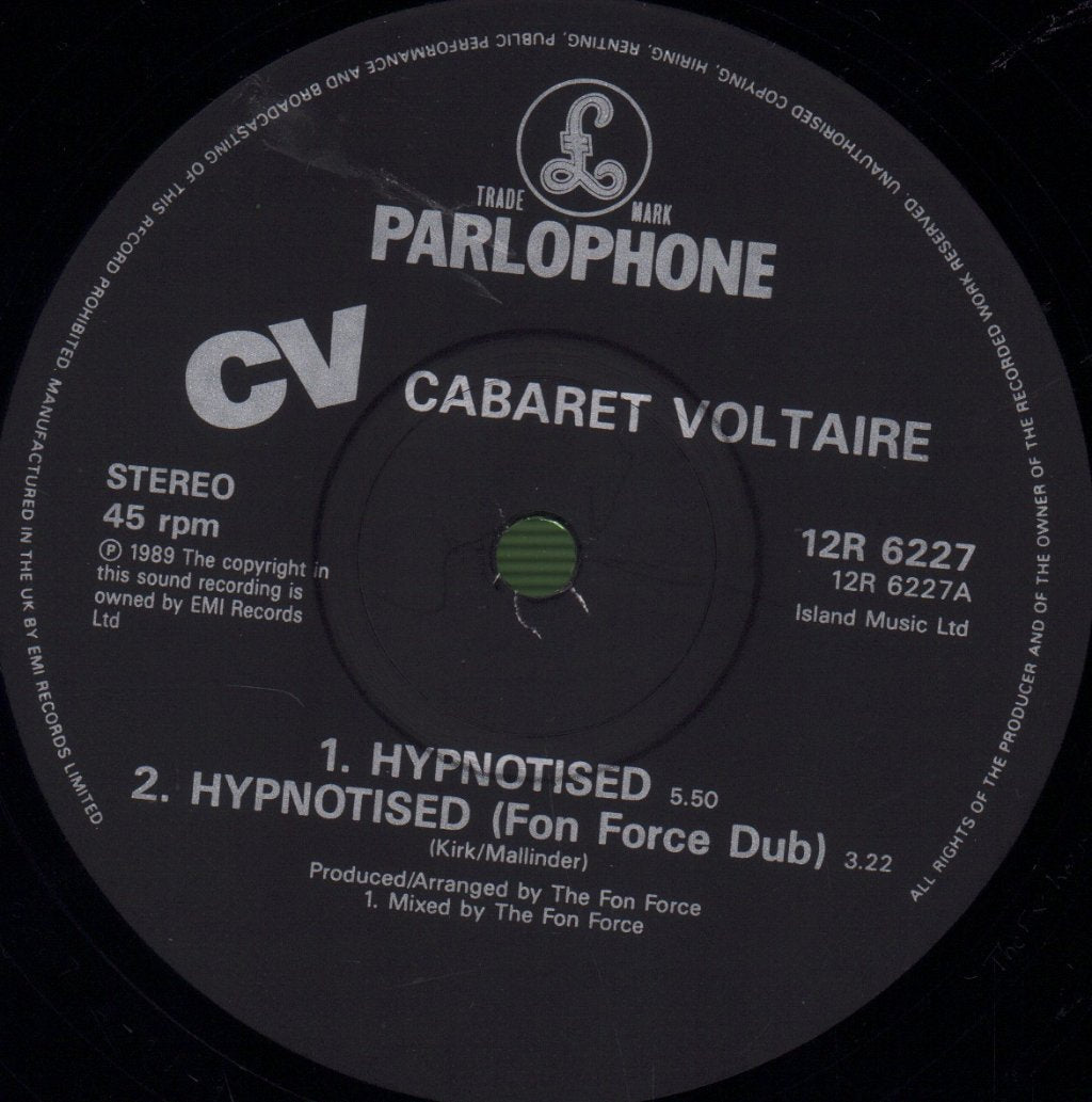 Cabaret Voltaire - Hypnotised - 12 Inch