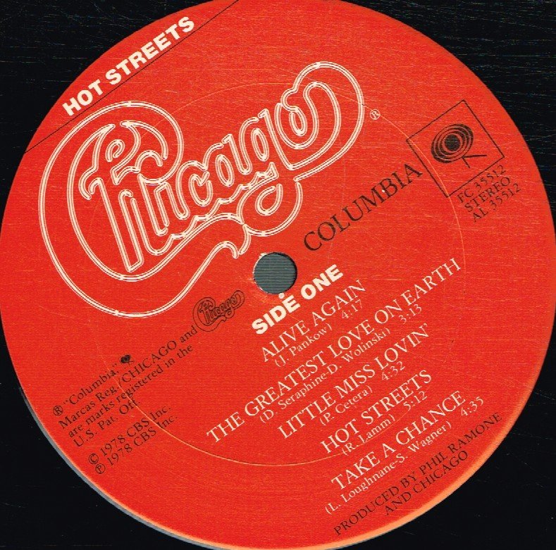 Chicago - Hot Streets - Lp