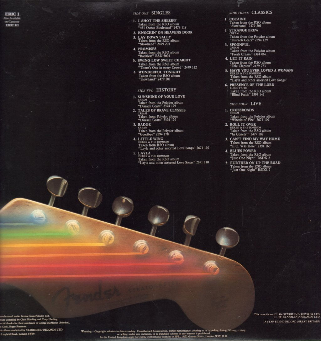 Eric Clapton - Backtrackin' - Double Lp