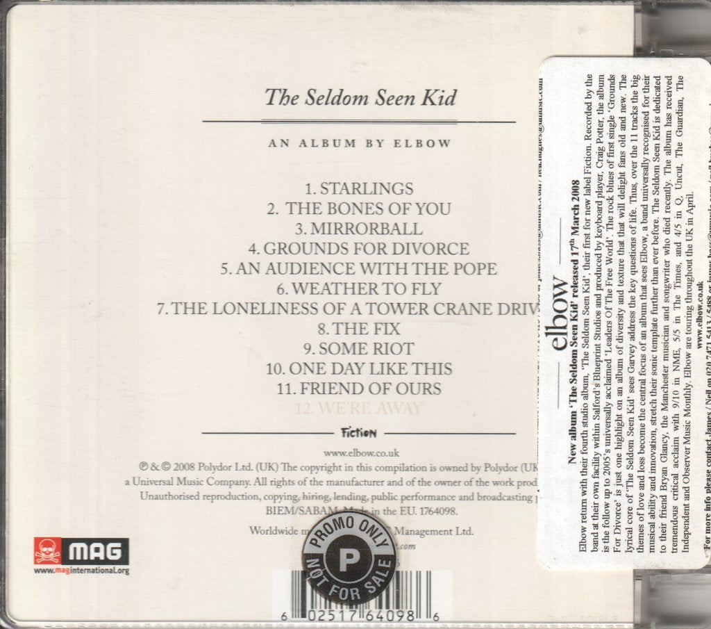 Elbow - Seldom Seen Kid - Cd