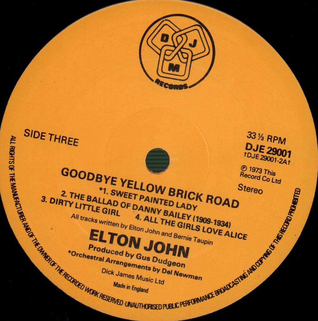 Elton John - Goodbye Yellow Brick Road - Double Lp