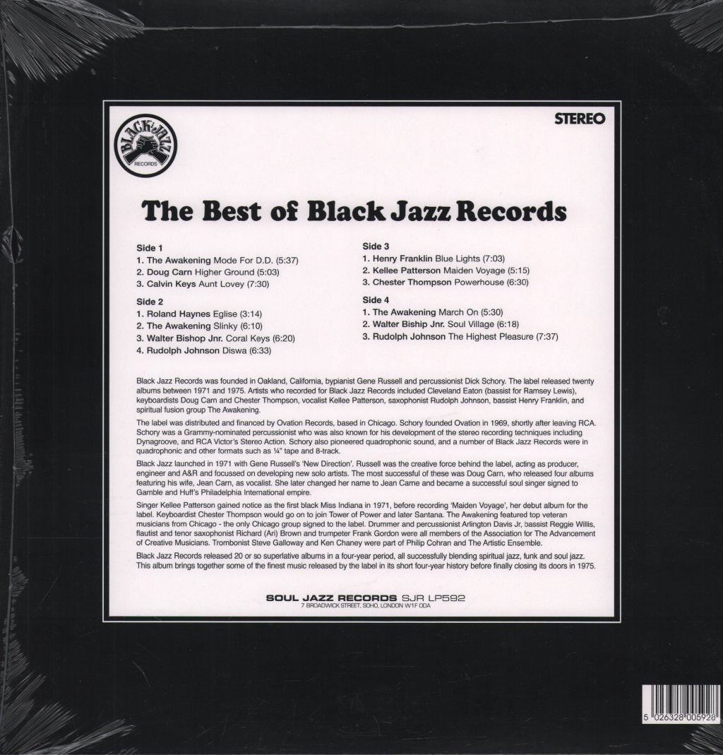 Various Artists - Best Of Black Jazz Records - Double Lp