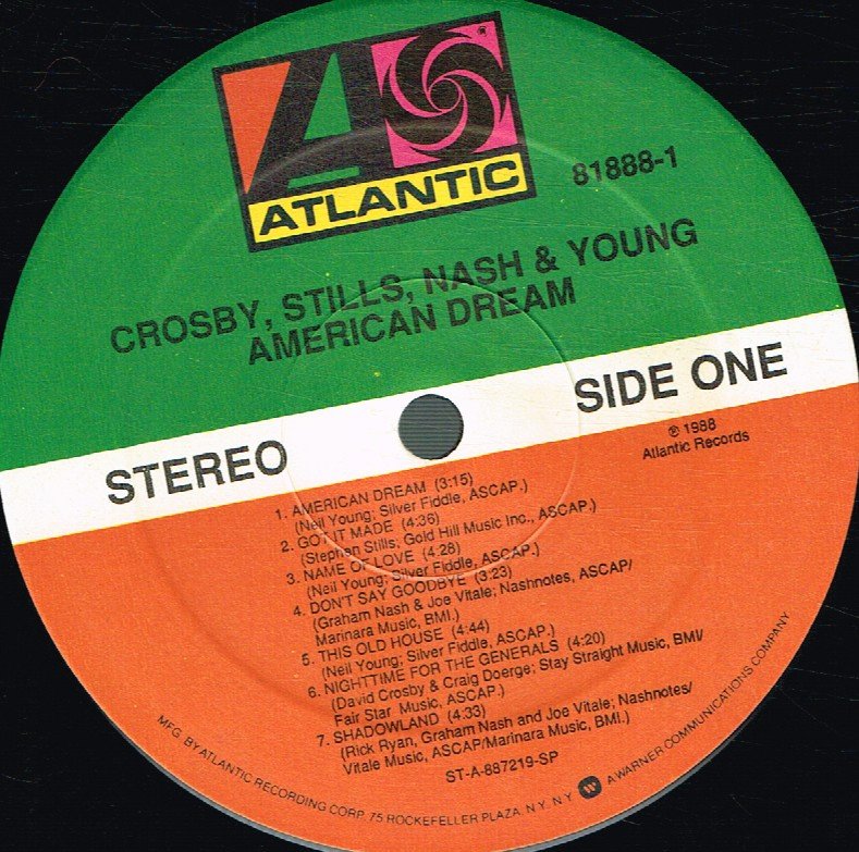 Crosby, Stills, Nash & Young - American Dream - Lp