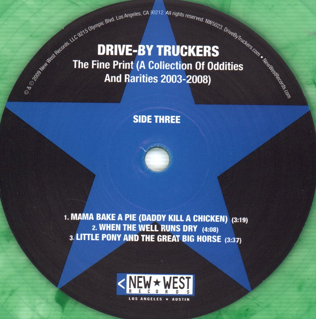 Drive-By Truckers - Fine Print (A Collection Of Oddities And Rarities) 2003-2008 - Double Lp