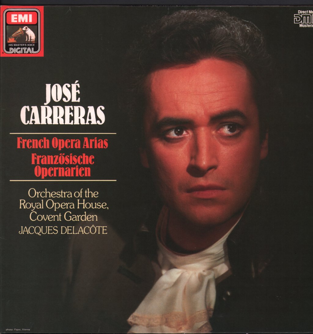 Jose Carreras / Orchestra Of The Royal Opera House, Covent Garden / Jacques Delacote - French Opera Arias - Lp