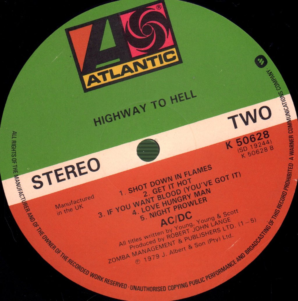AC/DC - Highway To Hell - Lp