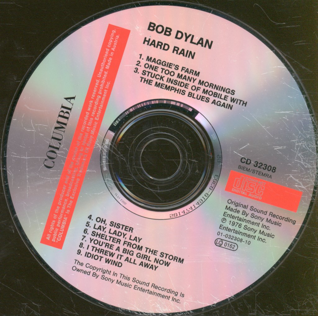 Bob Dylan - Hard Rain - Cd