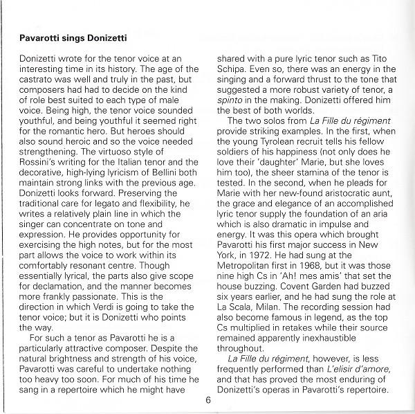 Luciano Pavarotti - Donizetti Arias (Una Furtiva Lagrima) - Cd