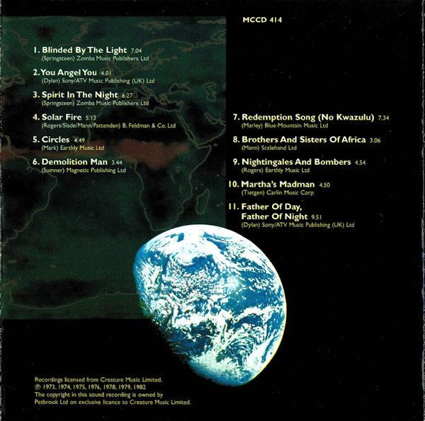 Manfred Mann's Earth Band - Blindin' - Cd