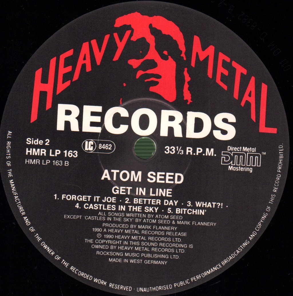 Atom Seed - Get In Line - Lp