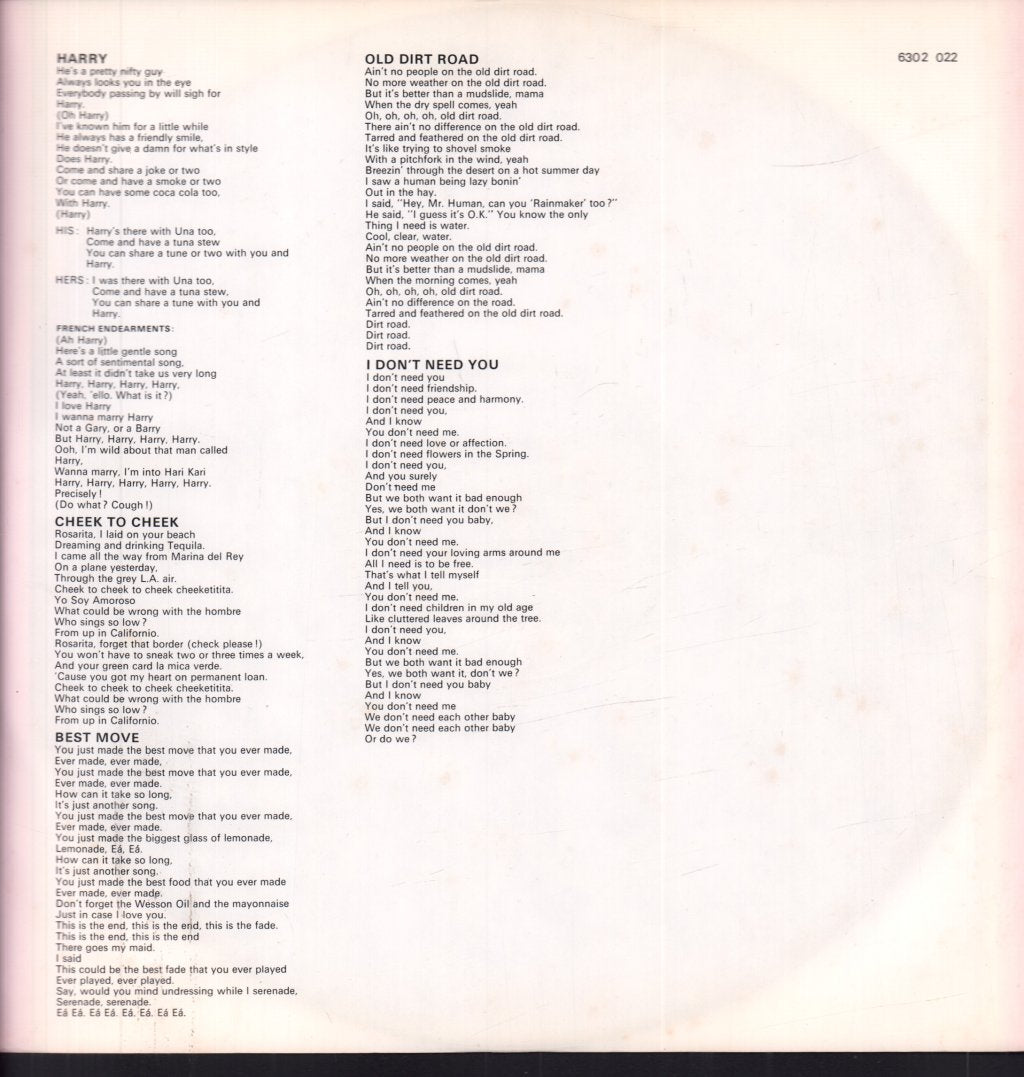 Harry Nilsson - Flash Harry - Lp