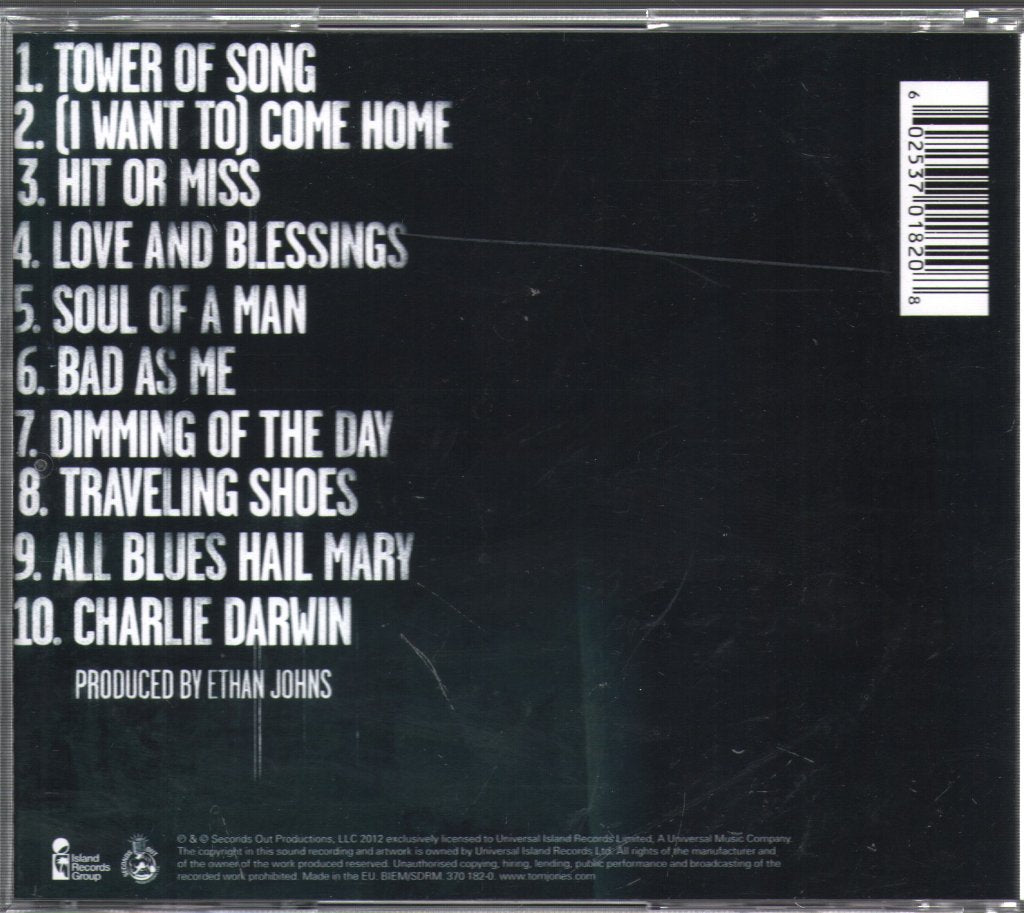 Tom Jones - Spirit In The Room - Cd